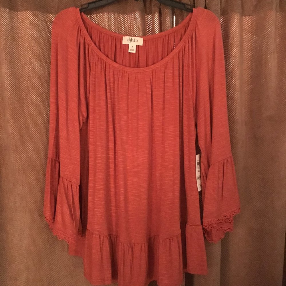 Style & Co Bohemian Top
